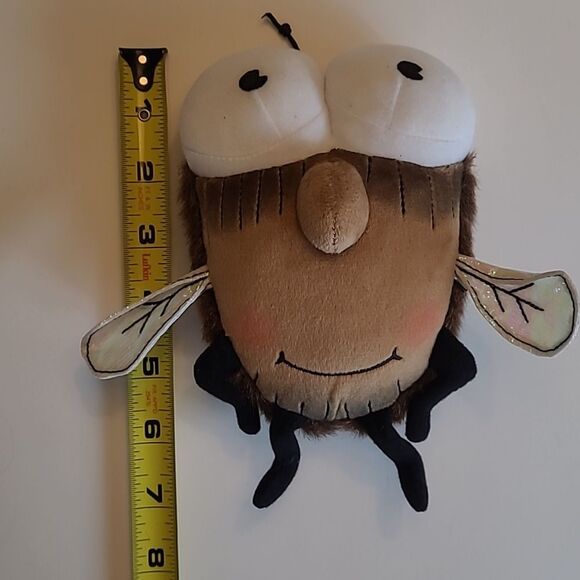 Fly Guy Soft Plush Stuffed Beanbag MerryMakers  Toy Doll 7" Tedd Arnold 2010 - Picture 2 of 9